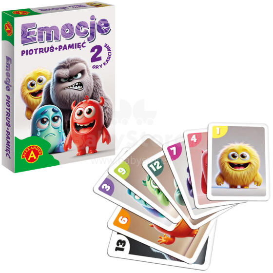 KARTY PIOTRUŚ PAMIĘĆ EMOCJE
