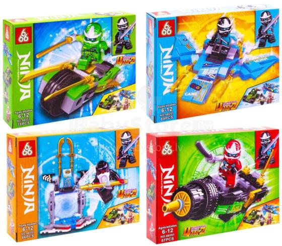 KLOCKI NINJA +78 ELEMENTÓW