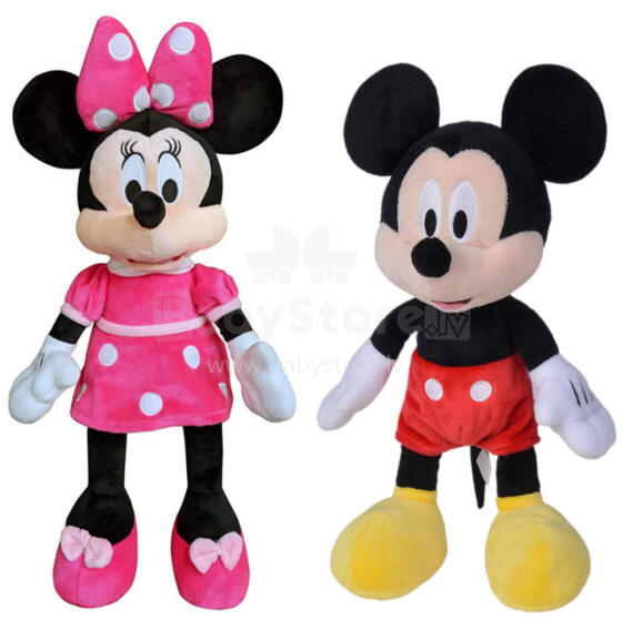MASKOTKA PLUSZOWA MICKEY MINNIE