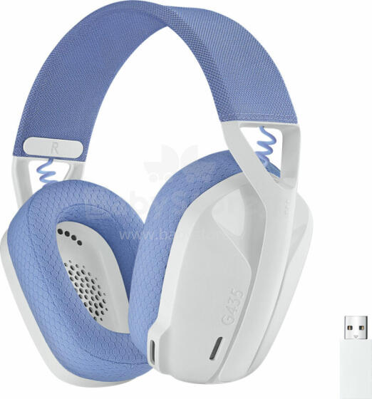Logitech G435 bezvadu baltās austiņas (981-001074)