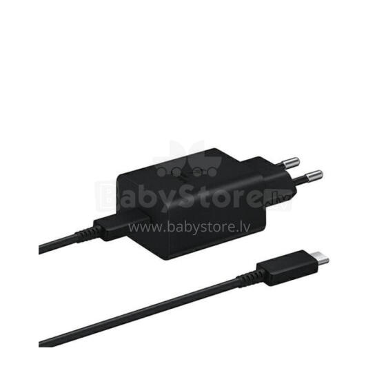 Samsung EP-T4510XBEGEU зарядка USB Type C 45W PD PPS + USB Type C провод черный 
