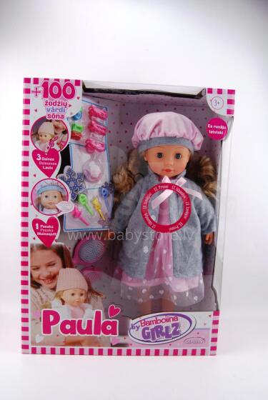 BAMBOLINA latvian talking doll Paula, BD1679BLV
