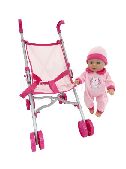 BAMBOLINA Buggy set with doll, BD1885