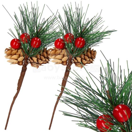 CA0807 CHRISTMAS ORNAMENT "POINSETTIA" 16 CM