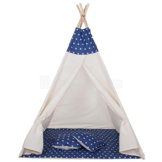 Tipi tent Springos TIP08 dark blue