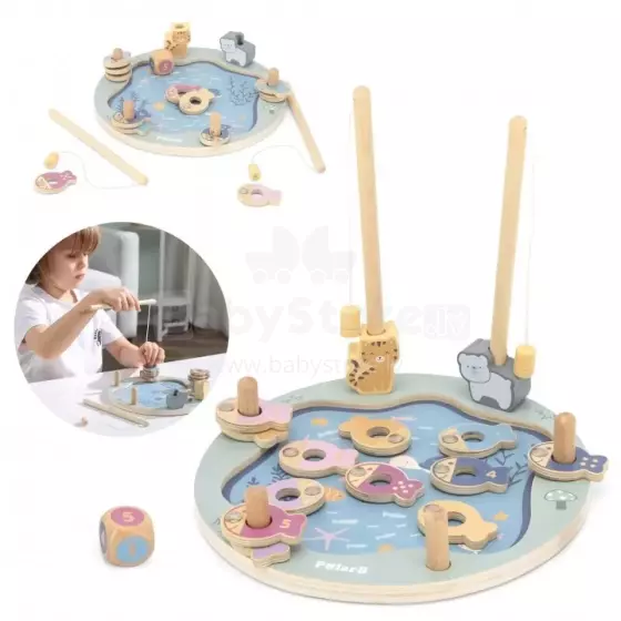 Bebe Basic  Fishing Game Art.213264 Koka makšķerēšanas komplekts