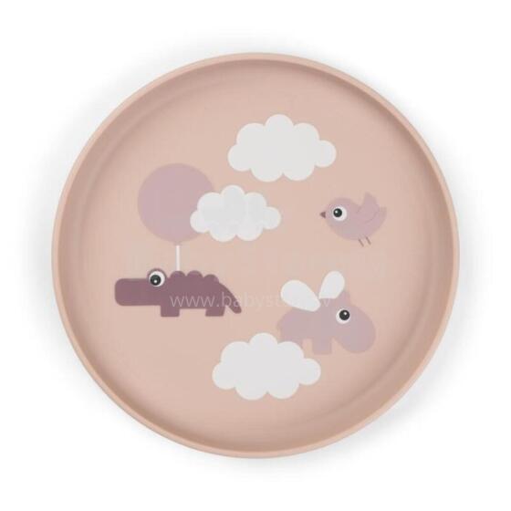 Done by Deer Foodie Plate Art.213401 Happy Сlouds Powder Bērnu šķīvis