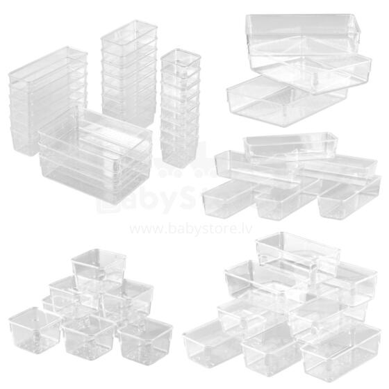Ikonka Art.KX3405 Akrila galda organizatoru komplekts 25 el.