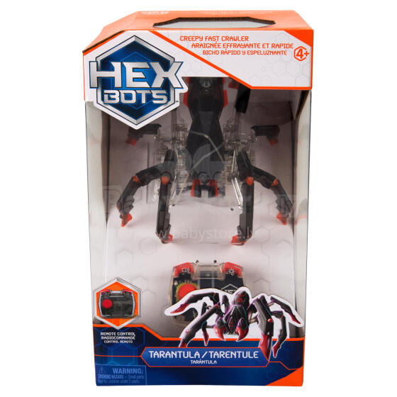 HEX BOTS interactive toy Black Widow
