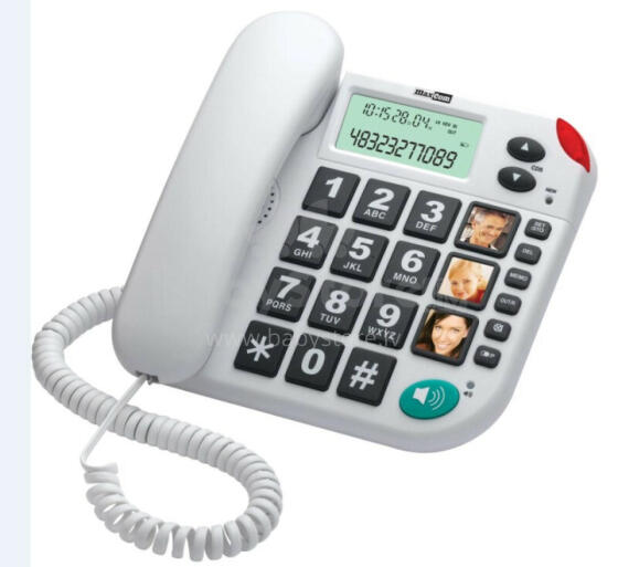 KXT480 BB vadu telefons, balts