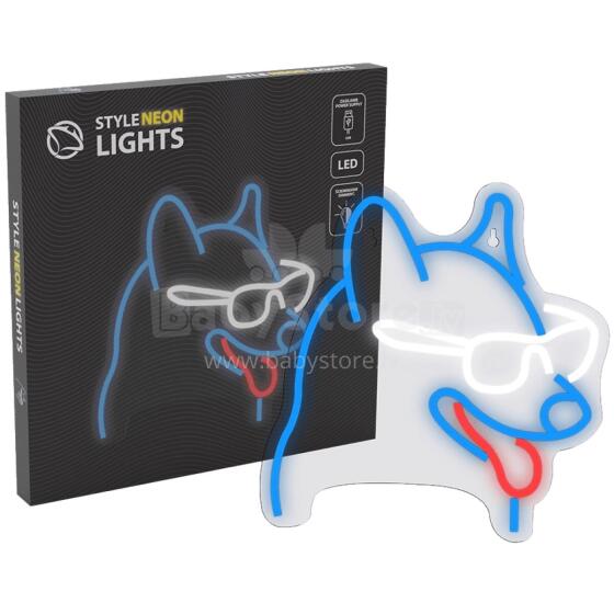 Manta SNL69MT Style Neon Lights Dog With Glasses
