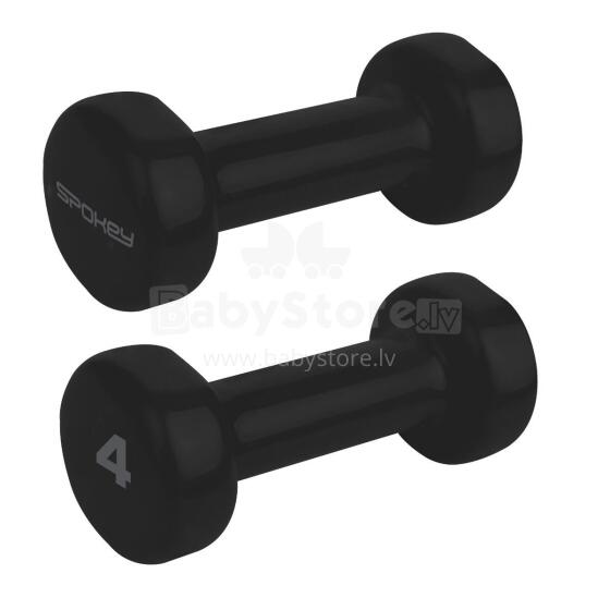 A set of vinyl dumbbells Spokey SHAPE 2x 4 kg