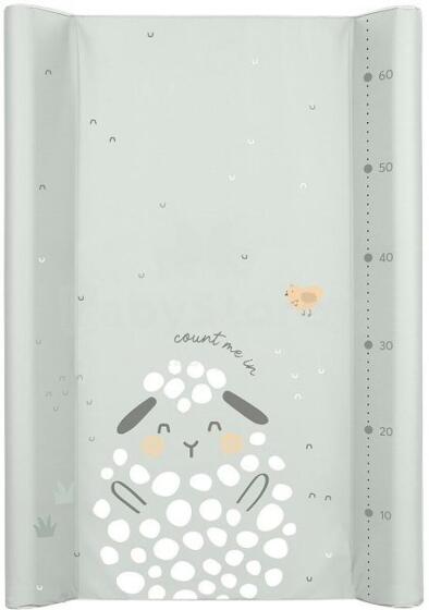 Kikkaboo Strong Hard PVC Art.214698 Sleepy Sheep Hard changing mat 50x70 cm