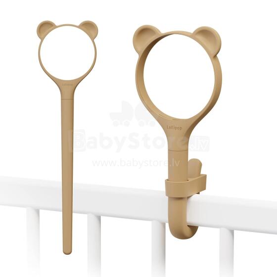 Lollipop Silicone Outer Art.SA-LOLA003GLDB Brownie Bear