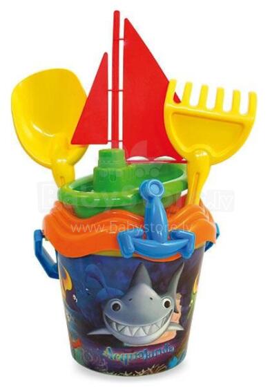 Ämber laeva ja liivakastitarvikutega