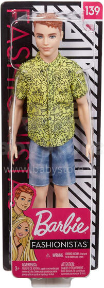 Ken Fashionistas nukk punaste juustega