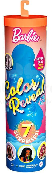 Barbie Color Reveal värviüllatusnukud Oranž