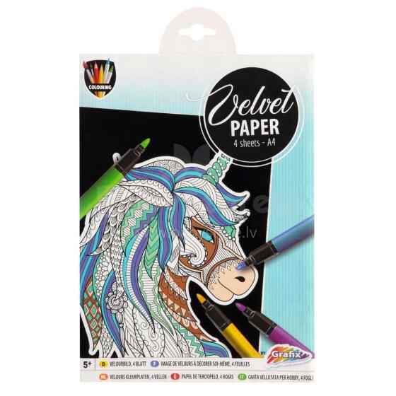 Grafix velvet paber värvimiseks