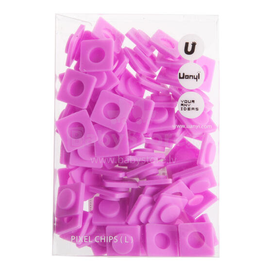 Upixel lisad suured klotsid fuksia