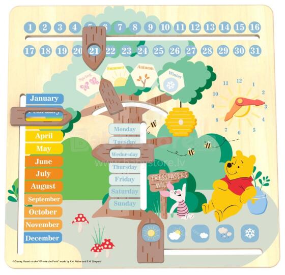 Disney puidust kalender