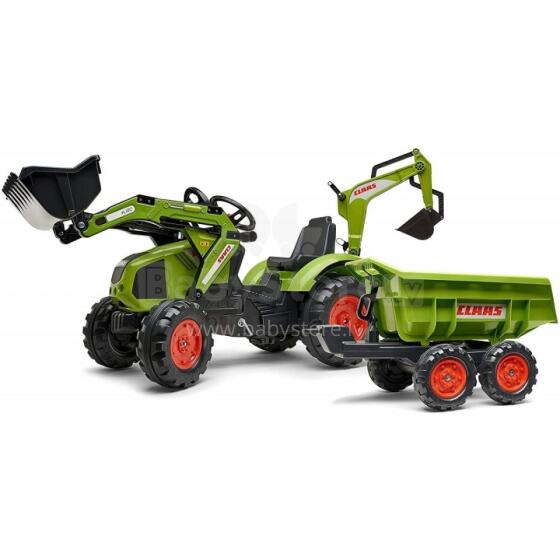 Falk koppekskavaator Claas treileriga