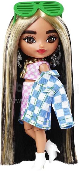 Barbie® Extra Mini nukk ruudulise jakiga