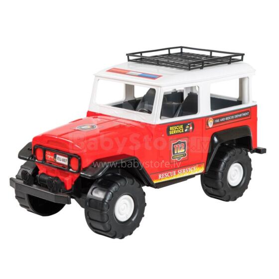 Tigres mänguauto Jeep, punane