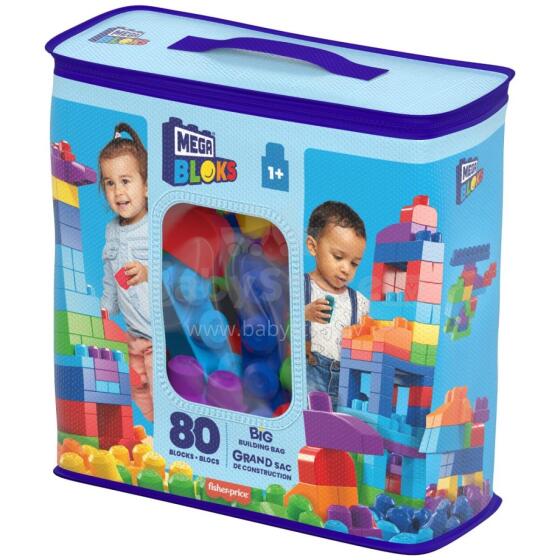 Mega Bloks® suur klotsikott 80 tk