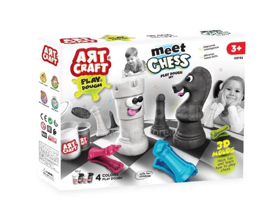 Art Craft Play Dough malelaud koos vormidega