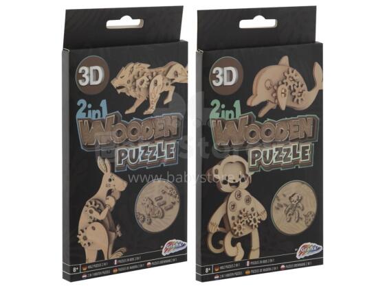 Grafix 3D puidust pusle 10 cm