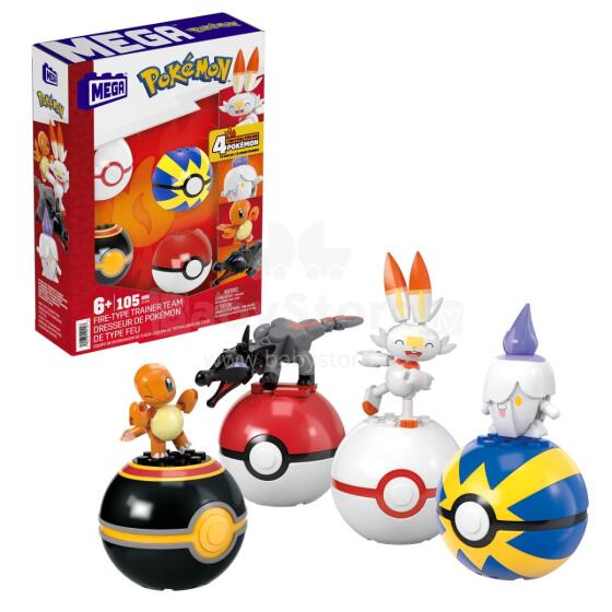 Mega Pokemon tule-tüüpi Poke-pallid
