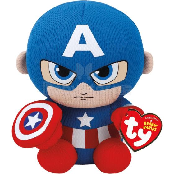 TY pehme mänguasi CAPTAIN AMERICA 15 cm