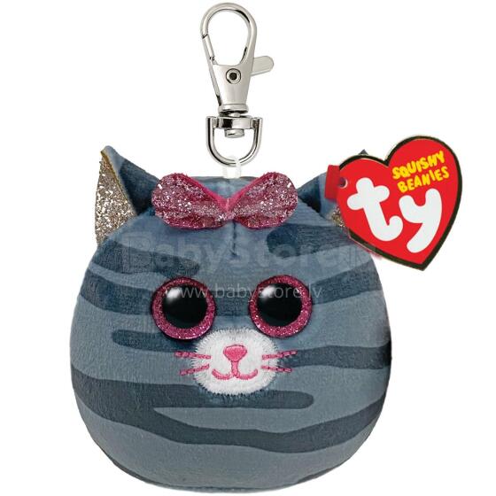 TY Squishy Beanies võtmehoidja kass Kiki 9 cm