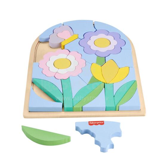 Fisher-Price puidust lillepusle