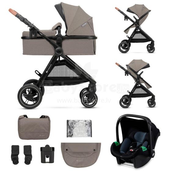 Kinderkraft vankrikomplekt ESME 3in1, Sand Beige