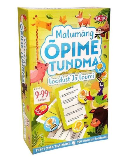 Tactic Mälumäng õpime tundma loomi ja loodust