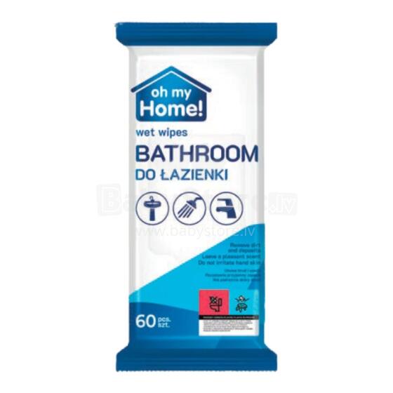 Wet wipes for the bathroom 60 pcs.