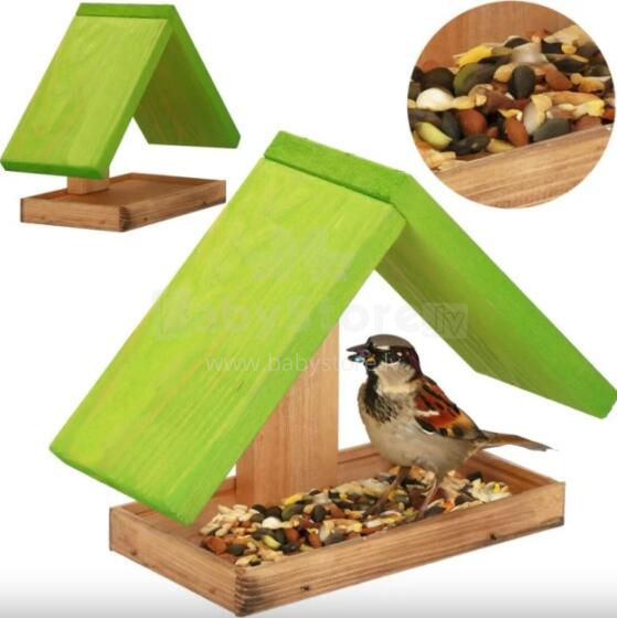 Bird feeder Springos KAR002 "S" green