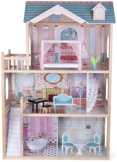 Gerardo's Toys puidust nukumaja Emily LED tuledega