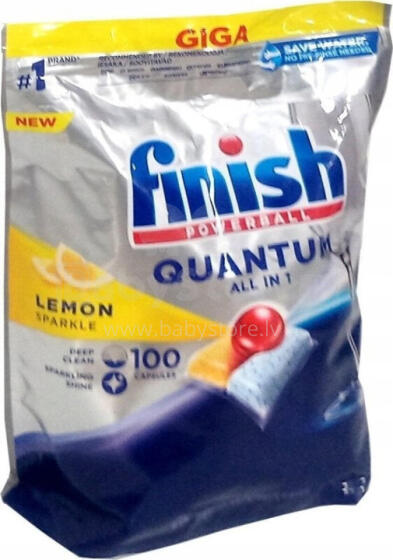 Таблетки для посудомоечной машины Finish Quantum 100шт