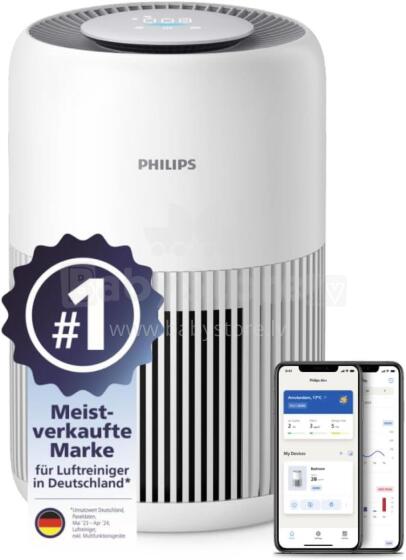 Philips Air Purifier 900 Series Art.222161  gaisa attīrītājs, HEPA NanoProtect + aktivētās ogles filtrs, CADR 250 m³/h 65 m² alerģijas slimniekiem