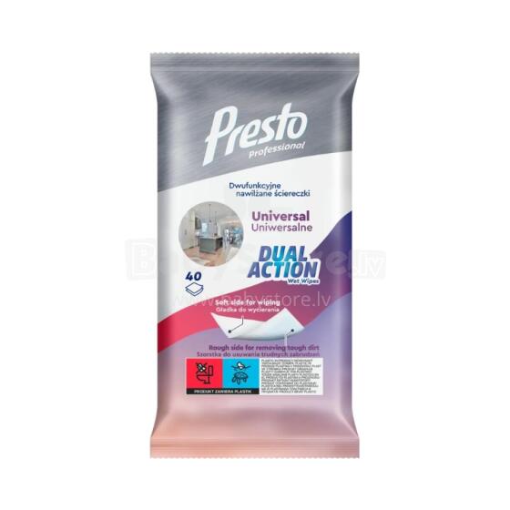 Wet wipes universal Dual Action 40 pcs.