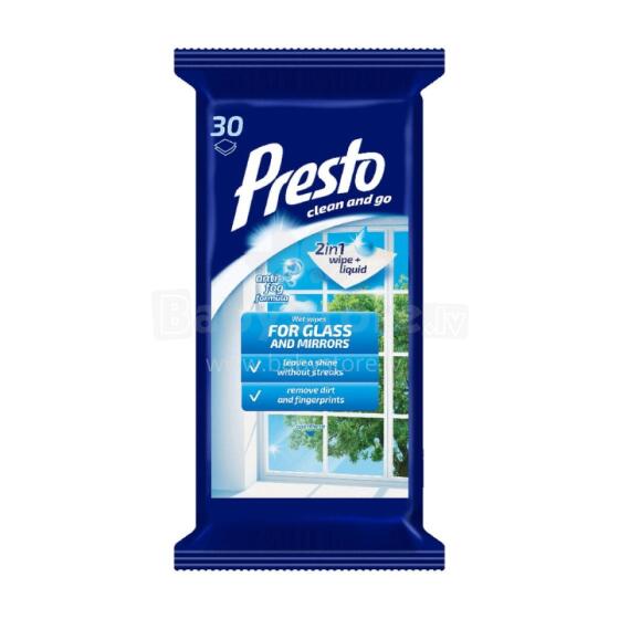 Wet wipes for glass surfaces 30 pcs.
