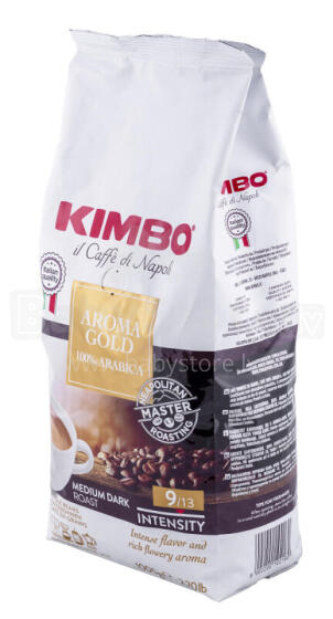 Kafijas pupiņas KIMBO Aroma Gold 1 kg.