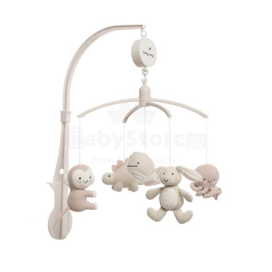 Baby Only Musical Mobile Animals Laurel Art.BO-815.023.061.50 Old Pink