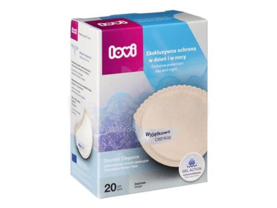 LOVI breast pads Discreet Elegance beige 20pcs, 19/610new