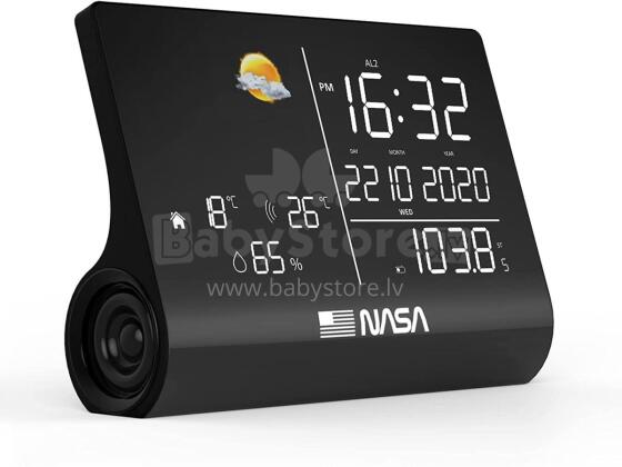 Nasa WSP1300 Black Weather Station/Speaker BT