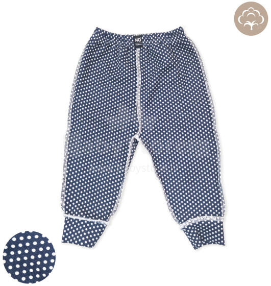 La Bebe™ NO Baby Pants  Art.222642 Navy Dots