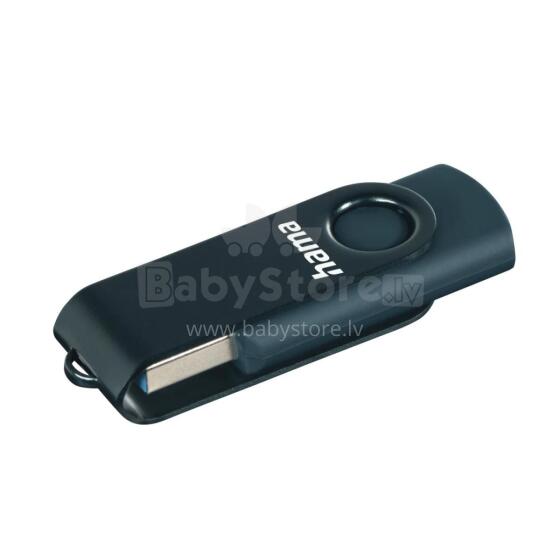 Hama 00182464 Rotate 64GB USB 3.0 petrol blue