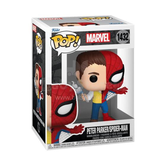 FUNKO POP! Vinila figūra: Marvel - Spider-Man / Peter Parker (Split)